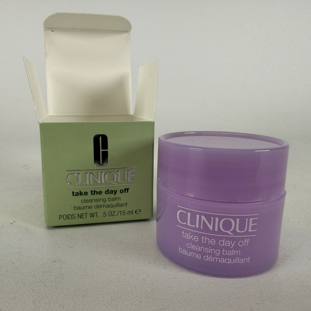 Clinique Take The Day Off Cleansing Balm 0.5oz 15ml Travel Size Makeup Remover